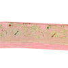 Sanskriti Vintage Sari/Saree Border Hand Beaded Zari 1 YD CraftTrim Pink 4W Lace