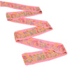 Sanskriti Vintage Sari Border Hand Beaded Craft 1 YD Sewing Pink Trims Deco Lace