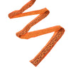 Sanskriti Vintage Sari/Saree Border Hand Beaded Zari 1 YD Trim Orange 3.5W Lace
