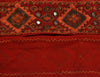 SANSKRITI VINTAGE SARI BORDER HAND BEADED CRAFT 1 YD TRIMS LACE 2.5W MAROON
