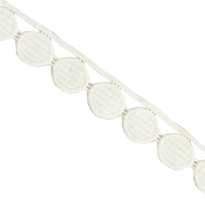 Sanskriti Vintage Sari Border Hand Beaded Craft 1 Yd Sewing Off-White Trims Lace