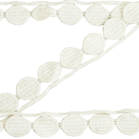 Sanskriti Vintage Sari Border Hand Beaded Craft 1 Yd Sewing Off-White Trims Lace