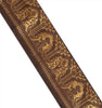 Sanskriti Vintage 1 Yard Trim Brown Sari Border Brocade Craft Sewing Lace
