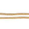 SANSKRITI VINTAGE SAREE BORDER HAND EMBROIDERED CRAFT 1 YD TRIMS 0.5W GOLDEN