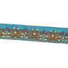 Sanskriti Vintage Sari Border Hand Beaded Zardozi 1 YD Craft Trim Blue Silk Lace