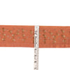 Sanskriti Vintage Sari Border Hand Embroidered 1 YD Craft Trim Peach 2.5"W Lace