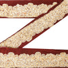 Sanskriti Vintage Saree Border Hand Beaded Craft 1YD Trims Lace 2W Brown