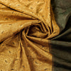 Sanskriti Vintage Dark Green & Golden Pure Silk Tanchoi Sarees Handcraft 5.5+Yd