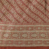 Sanskriti Vintage Red Sarees Pure Satin Silk Brocade/Banarasi Woven Fabric Sari