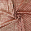 Sanskriti Vintage Red Sarees Pure Satin Silk Brocade/Banarasi Woven Fabric Sari