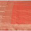 Sanskriti Vintage Sarees Pure Organza Handwoven Brocade/Banarasi Sari/Fabric