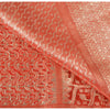 Sanskriti Vintage Sarees Pure Organza Handwoven Brocade/Banarasi Sari/Fabric