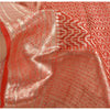 Sanskriti Vintage Sarees Pure Organza Handwoven Brocade/Banarasi Sari/Fabric