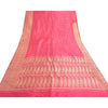 Sanskriti Vintage Pink Sarees Satin Silk Woven Banarasi/Banarasi Sari Fabric