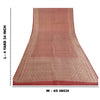 Sanskriti Vintage Red Wedding Sarees Pure Satin Silk Banarasi Woven Brocade Sari