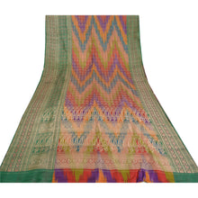 Load image into Gallery viewer, Sanskriti Vintage Wedding Sarees 100% Pure Satin Silk Brocade Zari Sari Fabric
