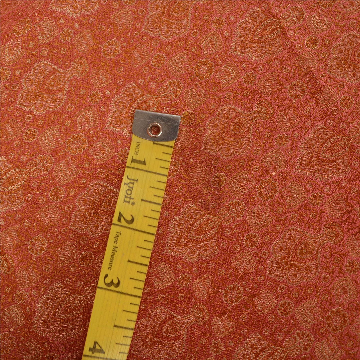 Sanskriti Vintage Pink Indian Sarees Pure Silk Banarasi Hand Woven Sari Fabric