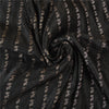 Sanskriti Vintage Black Sarees Pure Satin Woven Brocade/Banarasi Sari Fabric