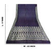 Sanskriti Vintage Purple Sarees Pure Satin Woven Brocade/Banarasi Sari Fabric