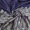 Sanskriti Vintage Purple Sarees Pure Satin Woven Brocade/Banarasi Sari Fabric
