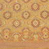 Sanskriti Vintage Saffron Sarees Pure Satin Silk Brocade/Banarasi Sari Fabric