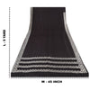 Sanskriti Vintage Black Sarees Pure Satin Silk Banarasi Woven Sari Craft Sustainable Fabric