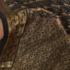 Sanskriti Vintage Indian Black Sarees Pure Silk Woven Brocade Sari Craft Sustainable Fabric