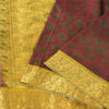 Sanskriti Vintage Indian Sarees Pure Silk Brocade/Banarasi Woven Sari 5yd Sustainable Fabric