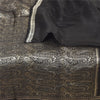 Sanskriti Vintage Black Sarees Pure Satin Silk Woven Brocade Sari Craft Fabric