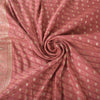 Sanskriti Vintage Light Pink Sarees Pure Satin Silk Woven Sari 5yd Craft Fabric