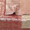 Sanskriti Vintage Red Sarees Pure Silk Brocade/Banarasi Woven Sari Craft Fabric