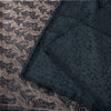 Sanskriti Vintage Dark Gray Sarees Pure Satin Silk Brocade/Banarasi Sari Fabric
