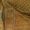 Sanskriti Vintage Mustard Pure Silk Saree Woven Motifs 5Yd Soft Sari