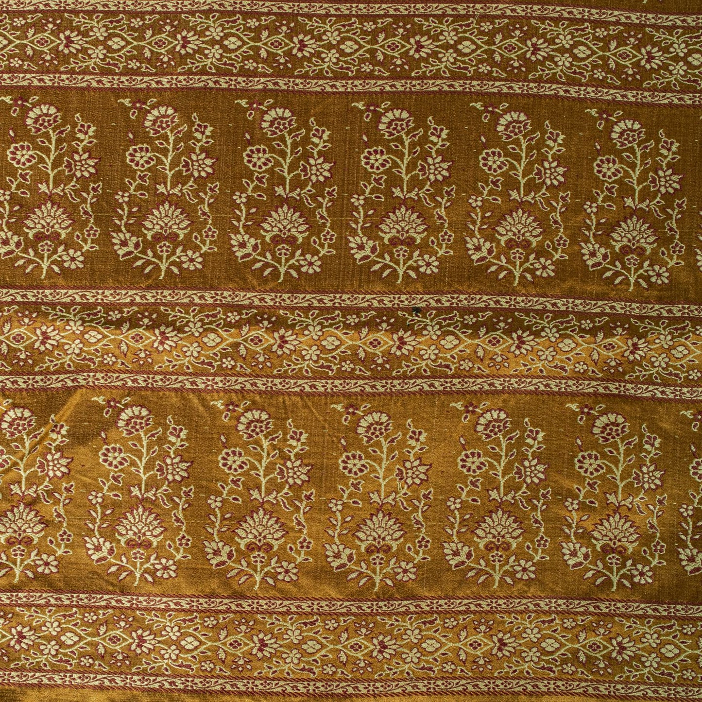 Sanskriti Vintage Mustard Pure Silk Saree Woven Motifs 5Yd Soft Sari