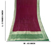 Sanskriti Vintage Red Pure Satin Saree Banarasi Brocade Zari HandWoven 5+YD Sari