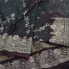 Sanskriti Vintage Sarees Wine Banarasi Brocade Zari Woven Pure Silk Sari Fabric