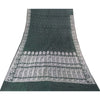 Sanskriti Vintage Green Sarees Pure Satin Zari Woven Brocade Banarasi 5+YD Sari