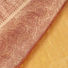 Sanskriti Vintage Yellow Sarees Pure Silk Woven IndianBrocade Banarasi 6+YD Sari