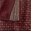 Sanskriti Vintage Sarees Pink Banarasi Brocade Zari Woven Pure Satin Sari Fabric