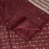 Sanskriti Vintage Sarees Pink Banarasi Brocade Zari Woven Pure Satin Sari Fabric