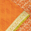 Sanskriti Vintage Sarees Banarasi Brocade Zari Woven Pure Satin Sari 5+YD Fabric