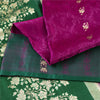 Sanskriti Vintage Sarees Banarasi Brocade Zari Woven Pure Satin Sari 5+YD Fabric