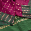 Sanskriti Vintage Sarees Banarasi Brocade Zari Woven Pure Satin Sari 5+YD Fabric