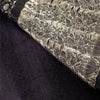Sanskriti Vintage Sarees Black Banarasi Brocade ZariWoven Pure Satin Sari Fabric