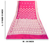Sanskriti Vintage Soft Pink Pure Silk Sarees Brocade Hand Woven Banarasi 5+Yd