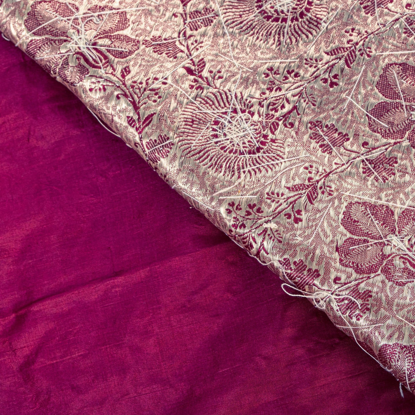 Sanskriti Vintage Soft Pink Pure Silk Sarees Brocade Hand Woven Banarasi 5+Yd