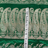 Sanskriti Vintage Green Soft Pure Satin Sarees Zari Handmade Brocade Banarasi 5y