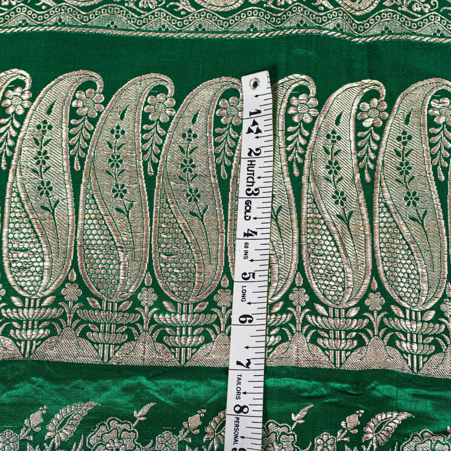 Sanskriti Vintage Green Soft Pure Satin Sarees Zari Handmade Brocade Banarasi 5y