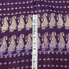 Sanskriti Vintage Purple Pure Satin Sarees Banarasi Brocade Zari Handwoven 4.5YD
