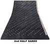 Sanskriti Vintage Black Pure Satin Sarees Zari Hand Woven Brocade Banarasi 5+YD